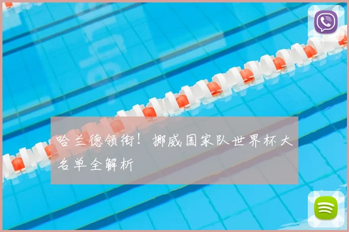哈兰德领衔!挪威国家队世界杯大名单全解析